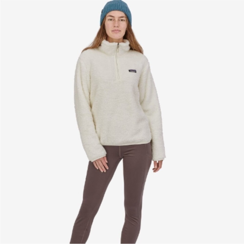 Patagonia Los Gatos Fleece 1/4-Zip in Birch White